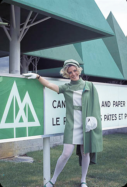 Expo67 Canadian Pulp and Paper Hostess Uniform